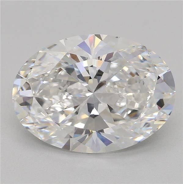 2.54ct E VS1 Rare Carat Ideal Cut Oval Lab Grown Diamond