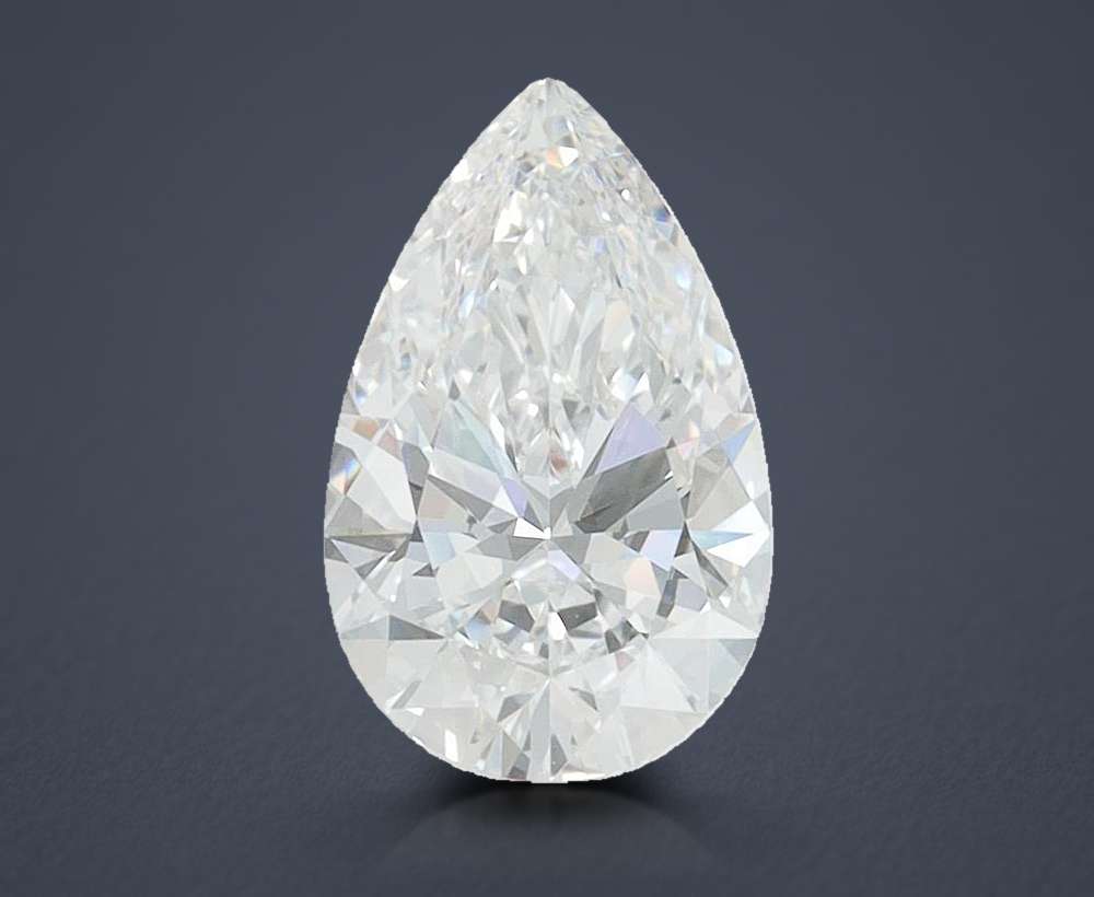 1.58 Carat Pear Lab Diamond