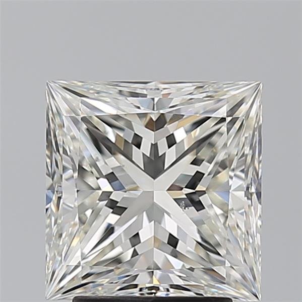 3.01ct I SI1 Rare Carat Ideal Cut Princess Diamond
