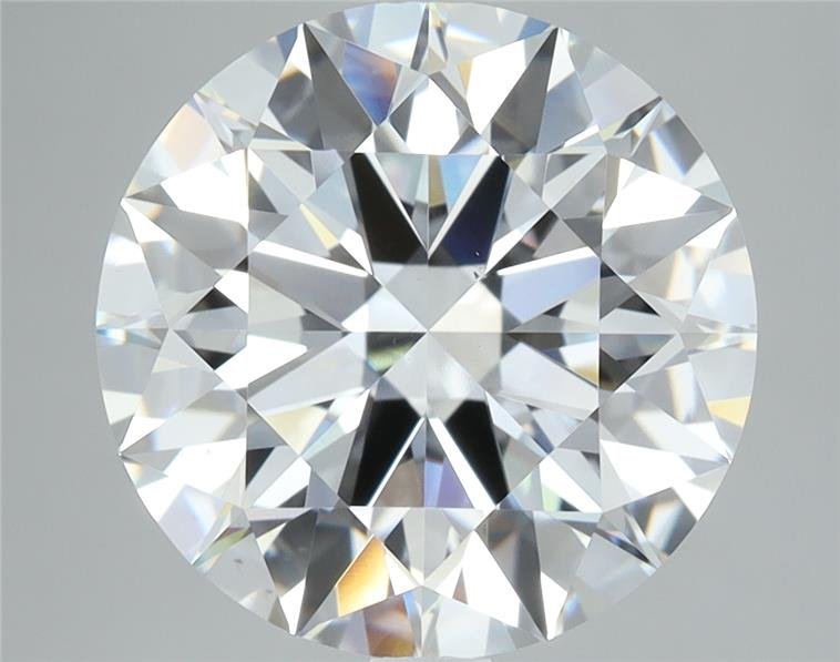 4.09ct D VS1 Rare Carat Ideal Cut Round Diamond