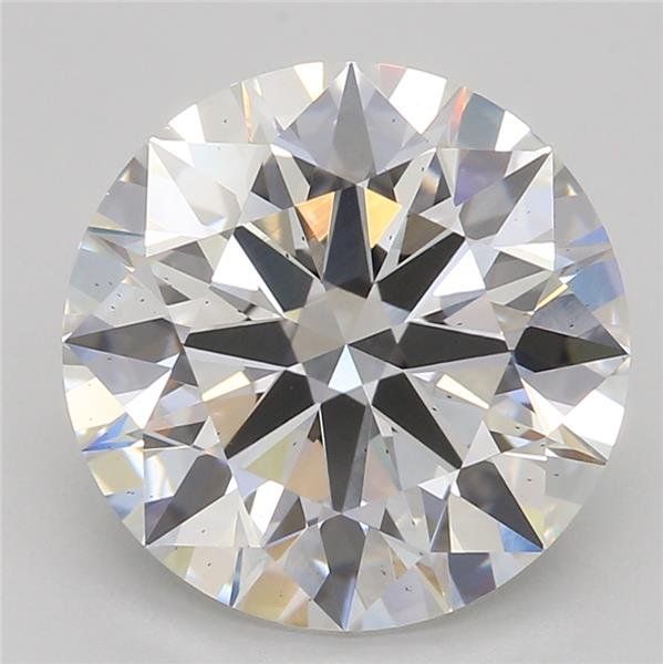 2.58ct F SI1 Rare Carat Ideal Cut Round Lab Grown Diamond