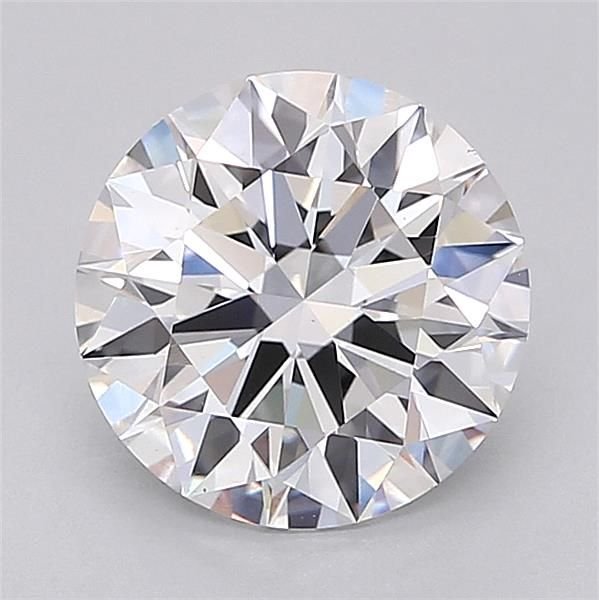2.51ct D VS1 Rare Carat Ideal Cut Round Lab Grown Diamond