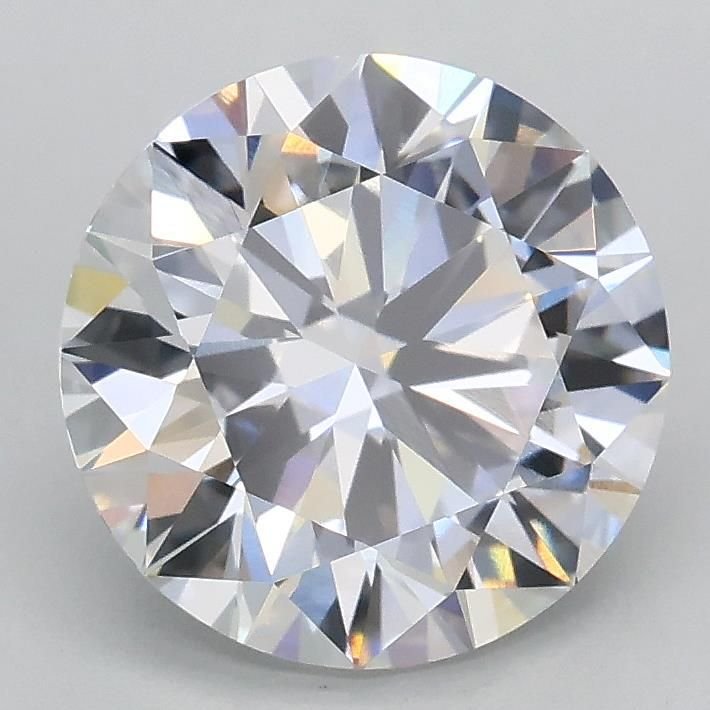 2.01ct D VVS2 Rare Carat Ideal Cut Round Lab Grown Diamond