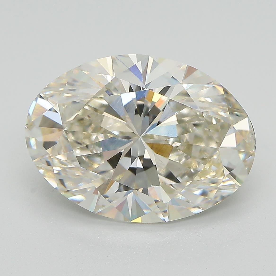 5.00ct J VS1 Rare Carat Ideal Cut Oval Lab Grown Diamond