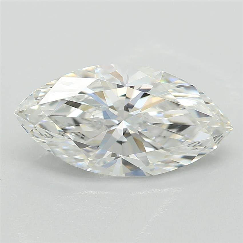 1.09ct E VS2 Rare Carat Ideal Cut Marquise Lab Grown Diamond