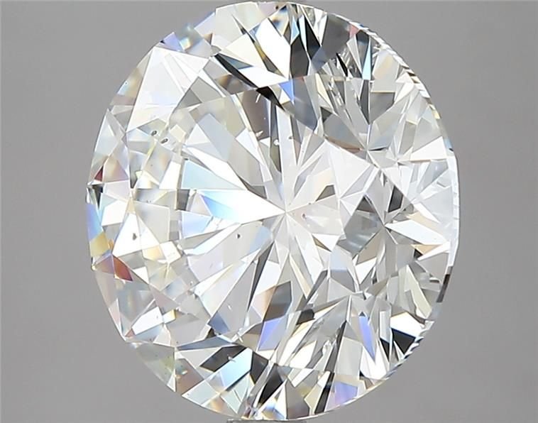5.01ct F SI1 Rare Carat Ideal Cut Round Diamond