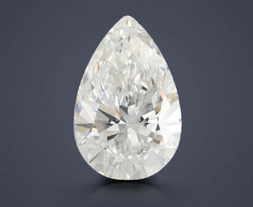 7.53 Carat Pear Lab Diamond