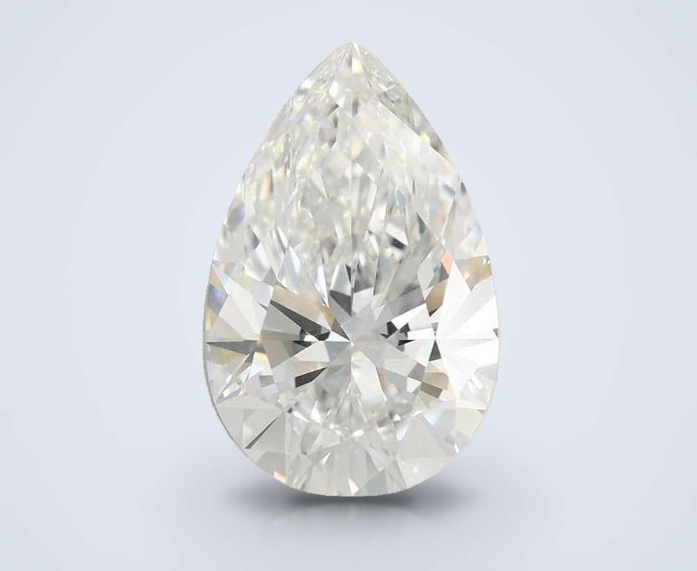 7.53 Carat Pear Lab Diamond