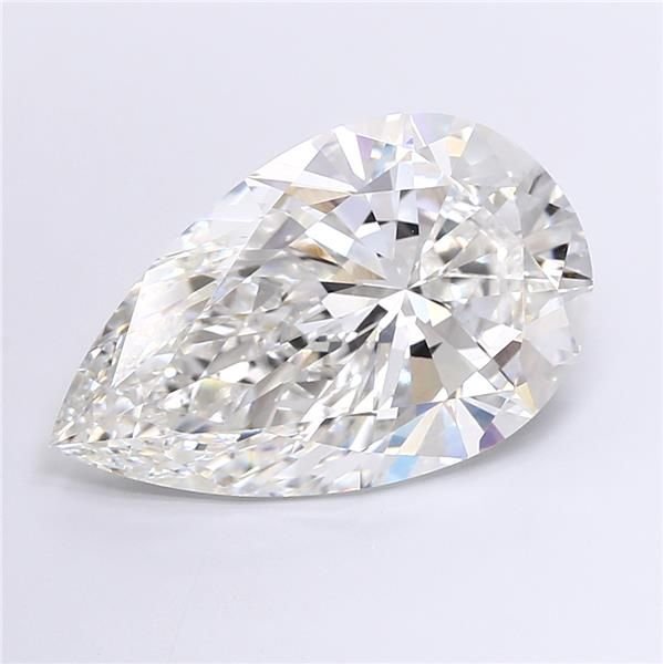 15.02ct G VVS2 Rare Carat Ideal Cut Pear Lab Grown Diamond