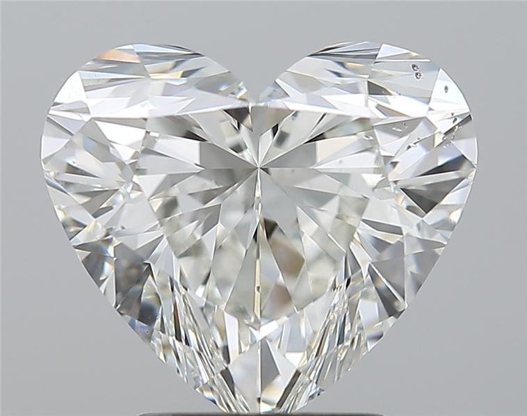 3.05ct I SI1 Rare Carat Ideal Cut Heart Diamond