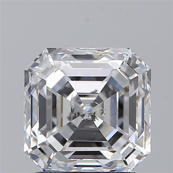 1.71ct E SI1 Rare Carat Ideal Cut Asscher Diamond