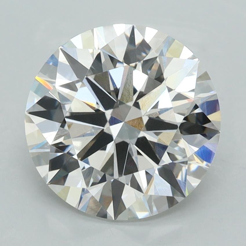 3.01ct G VVS2 Rare Carat Ideal Cut Round Lab Grown Diamond