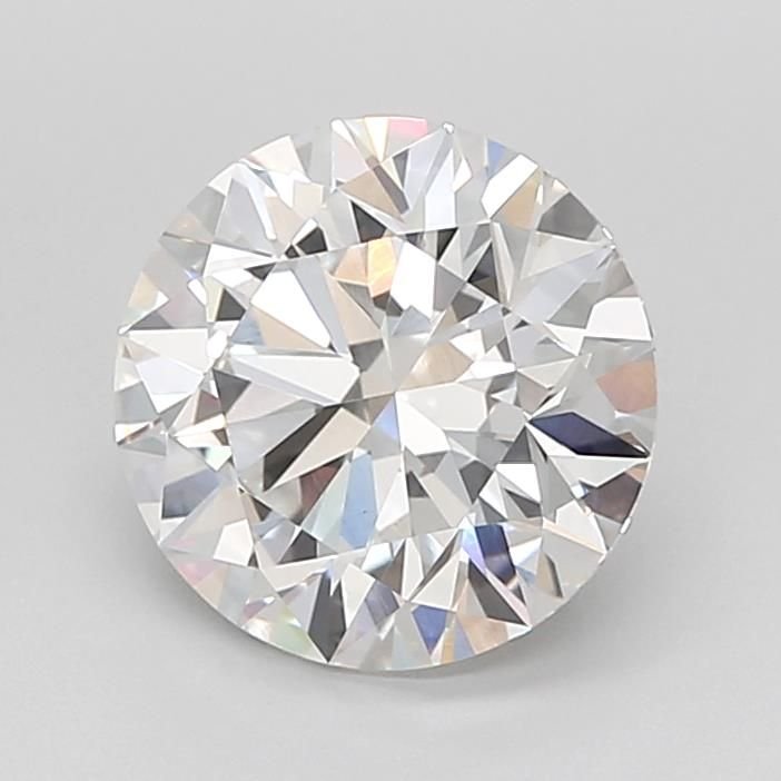 3.04ct F VVS2 Rare Carat Ideal Cut Round Lab Grown Diamond