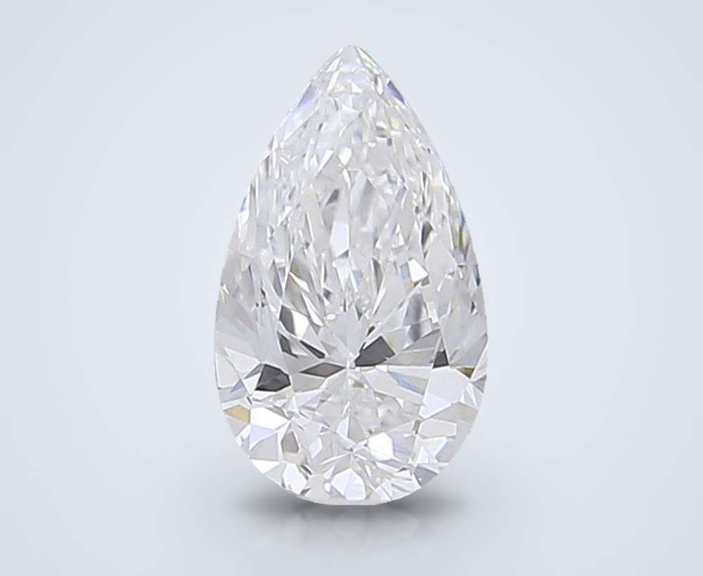 0.50 Carat Pear Lab Diamond