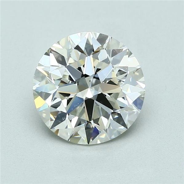 3.01ct J SI1 Excellent Cut Round Diamond