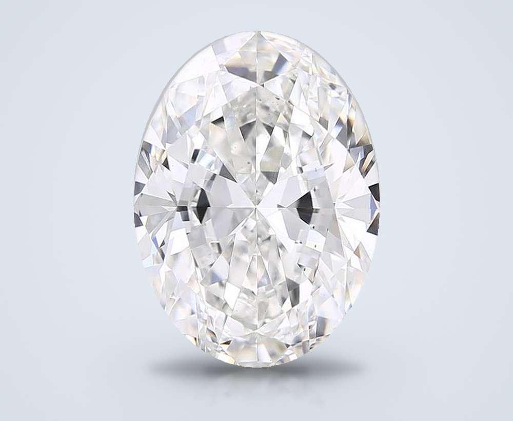 10.01 Carat Oval Lab Diamond