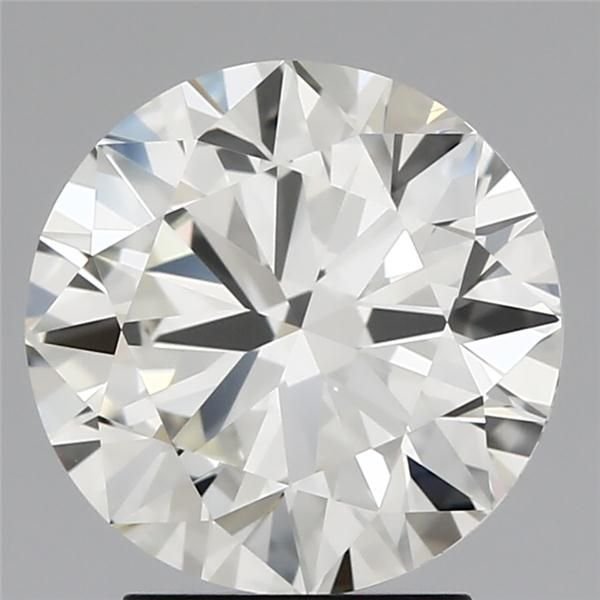 3.02ct J VS1 Rare Carat Ideal Cut Round Diamond