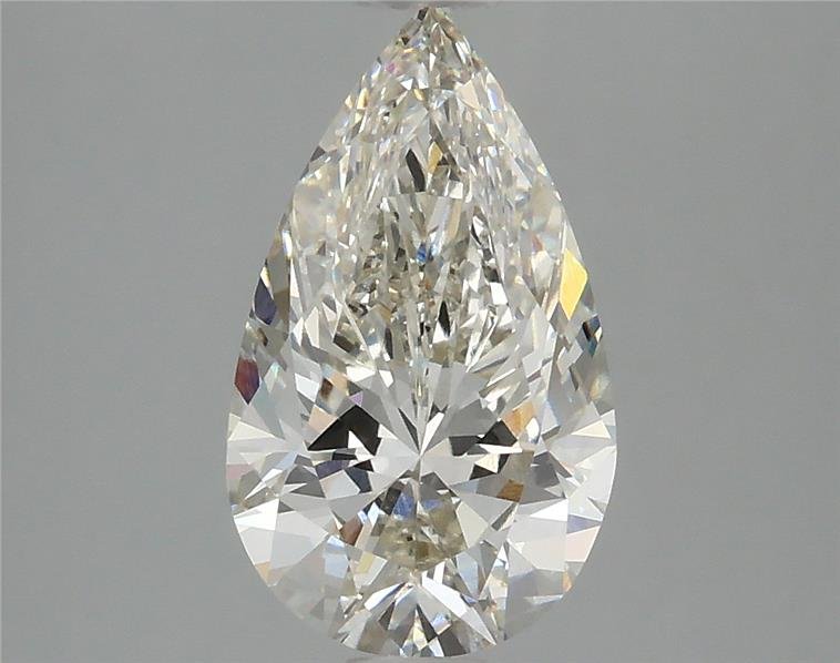 2.13ct I VVS2 Rare Carat Ideal Cut Pear Lab Grown Diamond