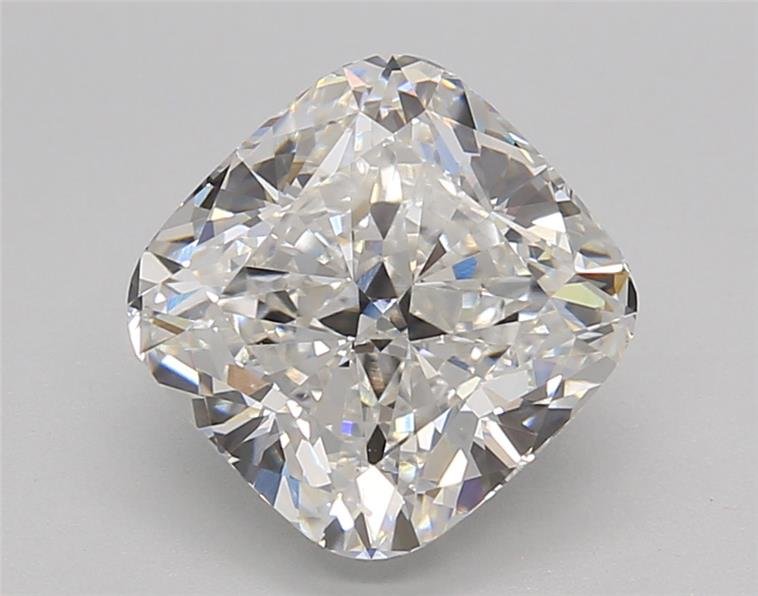 3.02ct E VVS2 Rare Carat Ideal Cut Cushion Lab Grown Diamond