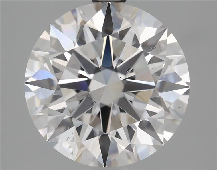 3.04ct F SI1 Rare Carat Ideal Cut Round Lab Grown Diamond