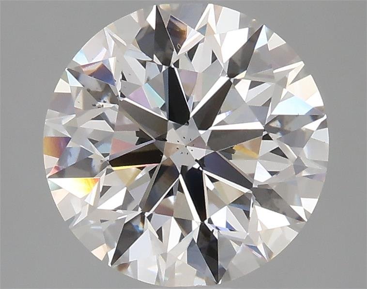 2.97ct E SI1 Excellent Cut Round Lab Grown Diamond