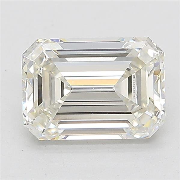 1.57ct H VVS2 Rare Carat Ideal Cut Emerald Lab Grown Diamond