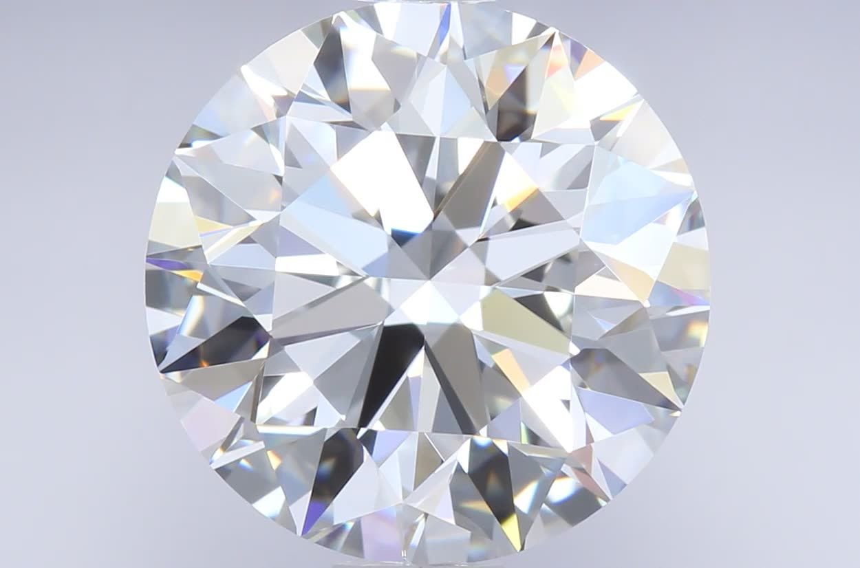 3.66ct H IF Rare Carat Ideal Cut Round Diamond