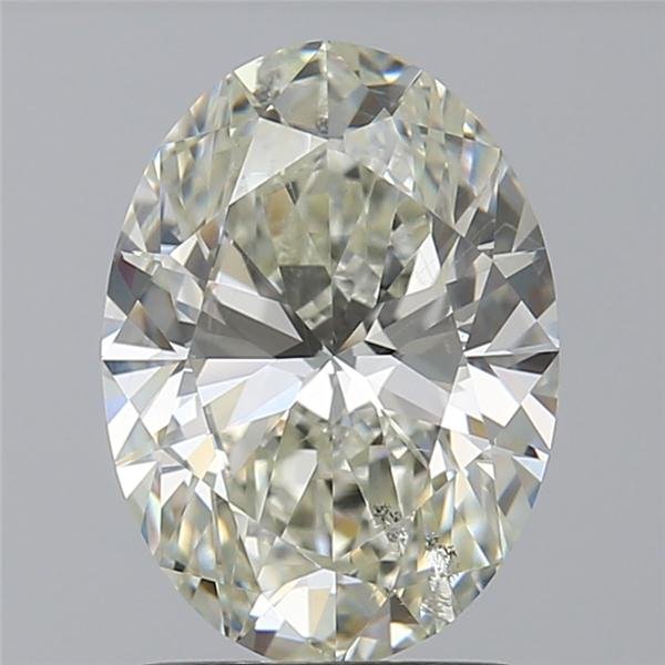 1.72ct K SI2 Rare Carat Ideal Cut Oval Diamond