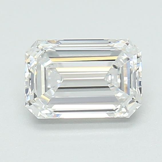 0.71ct D VVS2 Very Good Cut Emerald Lab Grown Diamond