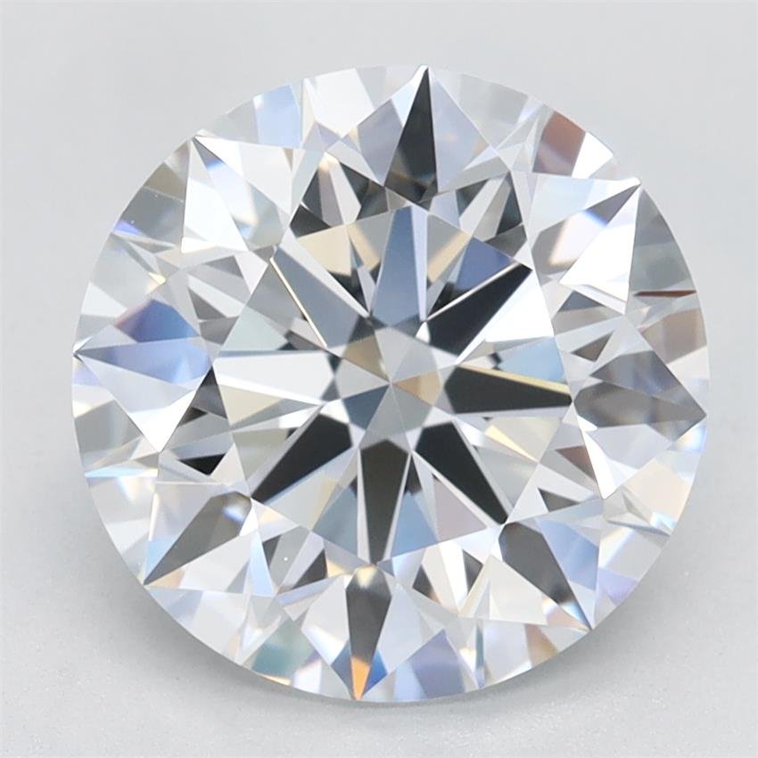 2.67ct F VVS1 Rare Carat Ideal Cut Round Lab Grown Diamond