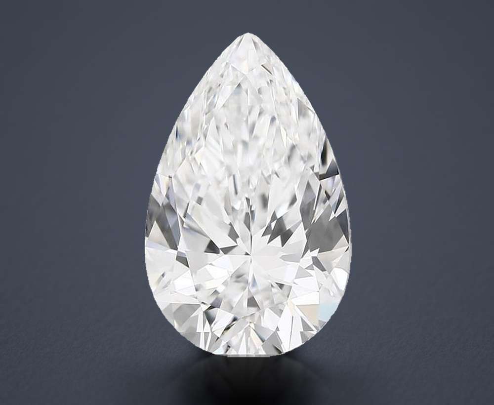 5.01 Carat Pear Natural Diamond