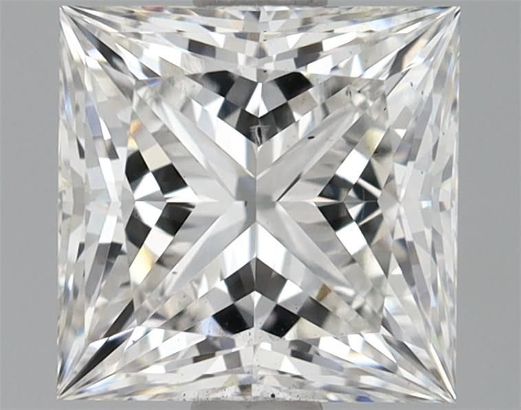 1.28ct F SI1 Rare Carat Ideal Cut Princess Lab Grown Diamond