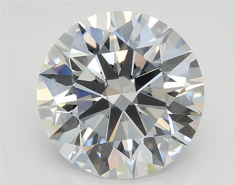 2.76ct E VS2 Rare Carat Ideal Cut Round Lab Grown Diamond