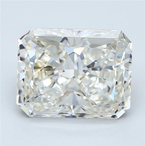 5.16ct J SI1 Rare Carat Ideal Cut Radiant Diamond