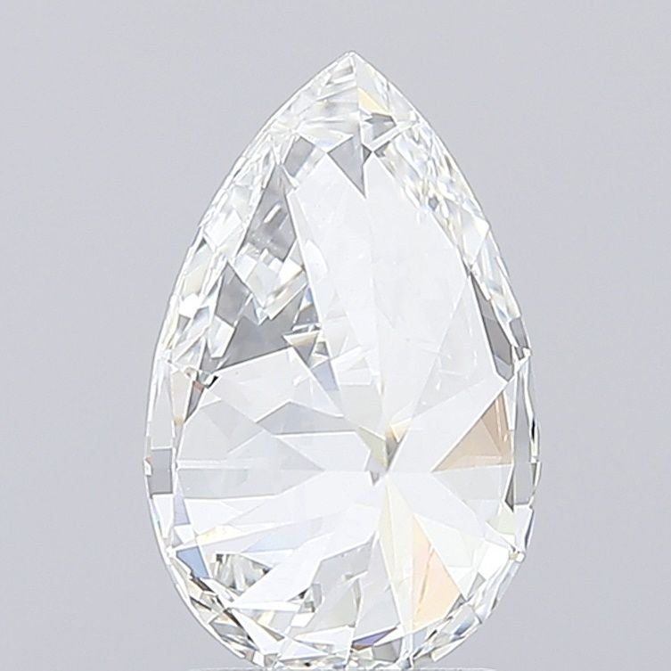 2.53ct F VVS2 Rare Carat Ideal Cut Pear Lab Grown Diamond