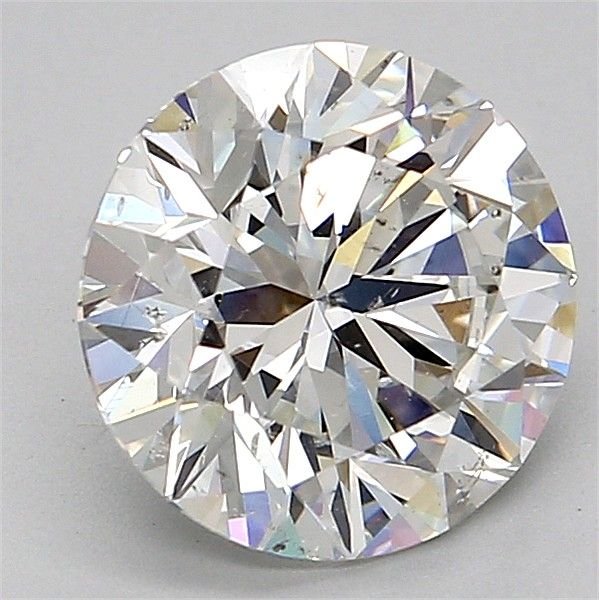 2.51ct G SI2 Rare Carat Ideal Cut Round Diamond
