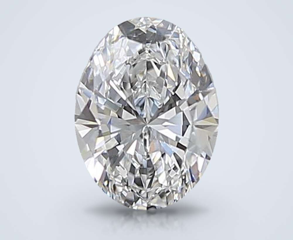 1.00 Carat Oval Lab Diamond