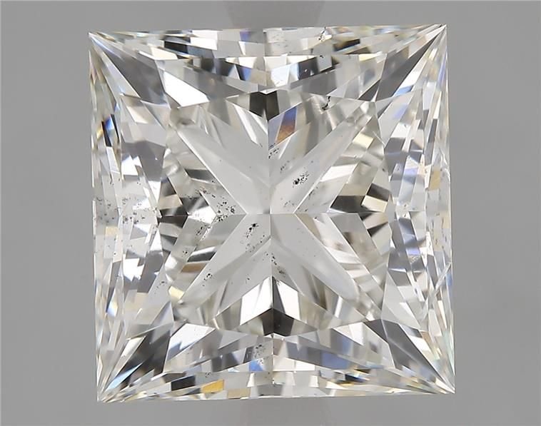 5.01ct G SI2 Rare Carat Ideal Cut Princess Lab Grown Diamond