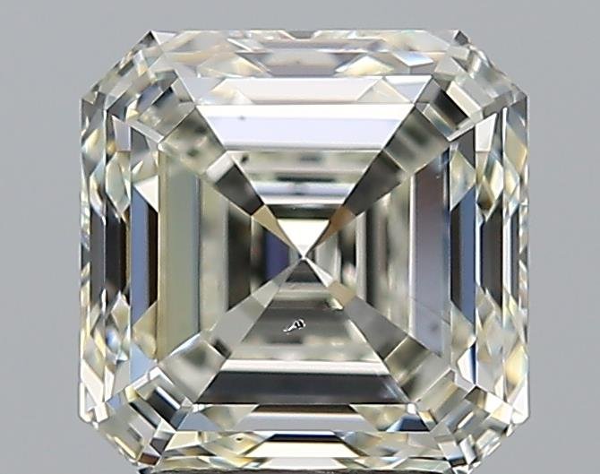 2.70ct K VS2 Rare Carat Ideal Cut Asscher Diamond