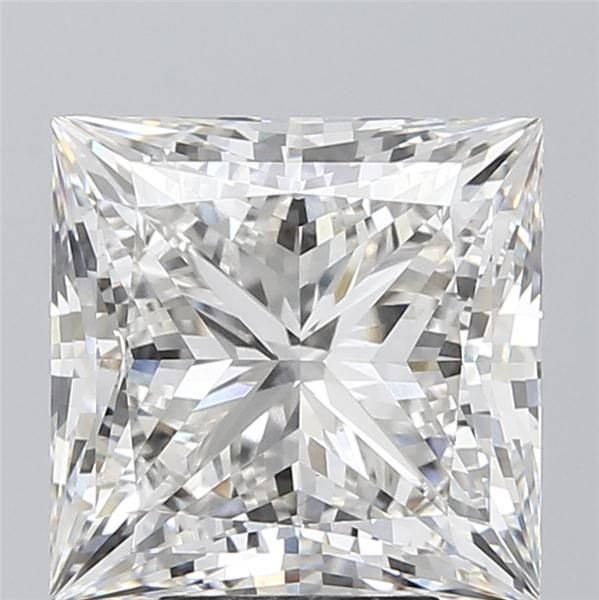 6.55ct G VS1 Rare Carat Ideal Cut Princess Lab Grown Diamond