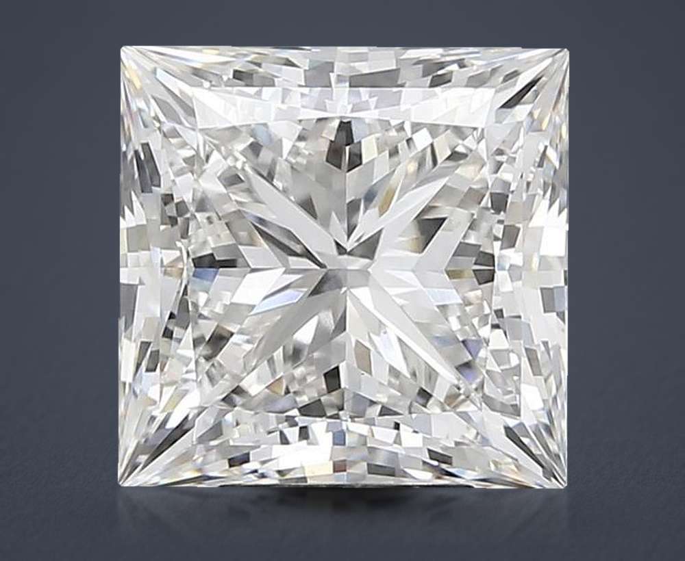 6.55 Carat Princess Lab Diamond