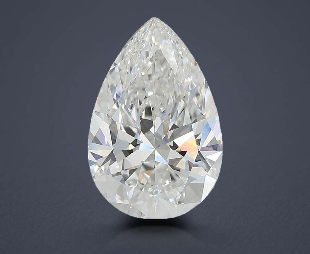 4.00 Carat Pear Lab Diamond