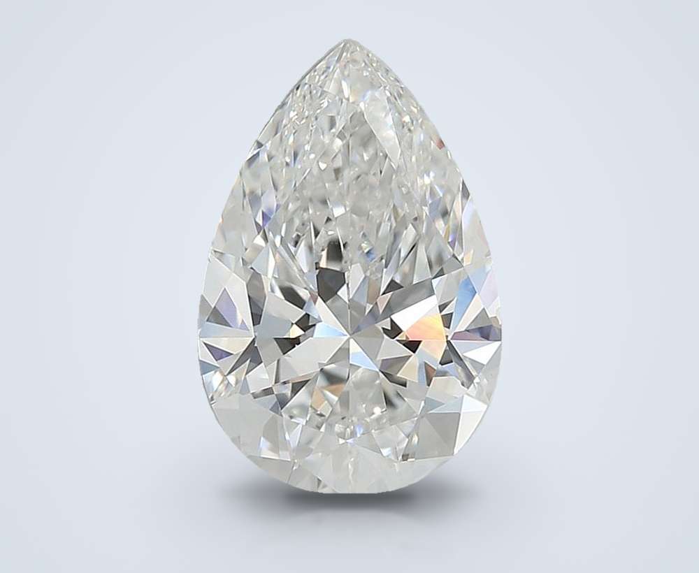 4.00 Carat Pear Lab Diamond