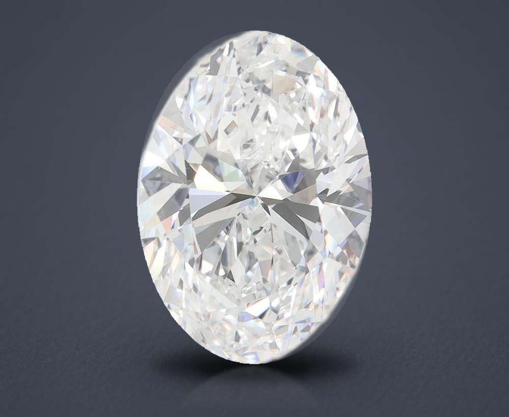 6.51 Carat Oval Lab Diamond