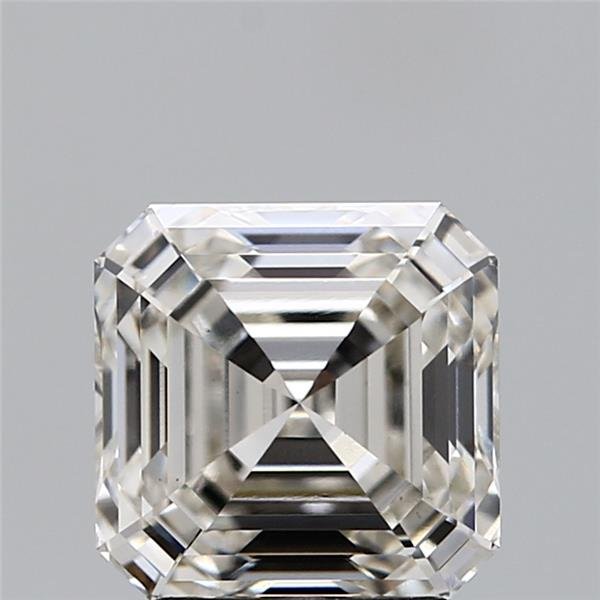 3.08ct J VS1 Rare Carat Ideal Cut Asscher Lab Grown Diamond