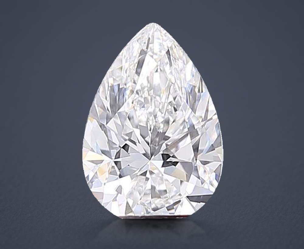 1.50 Carat Pear Lab Diamond