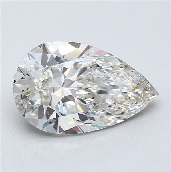 3.08ct I SI1 Very Good Cut Pear Diamond
