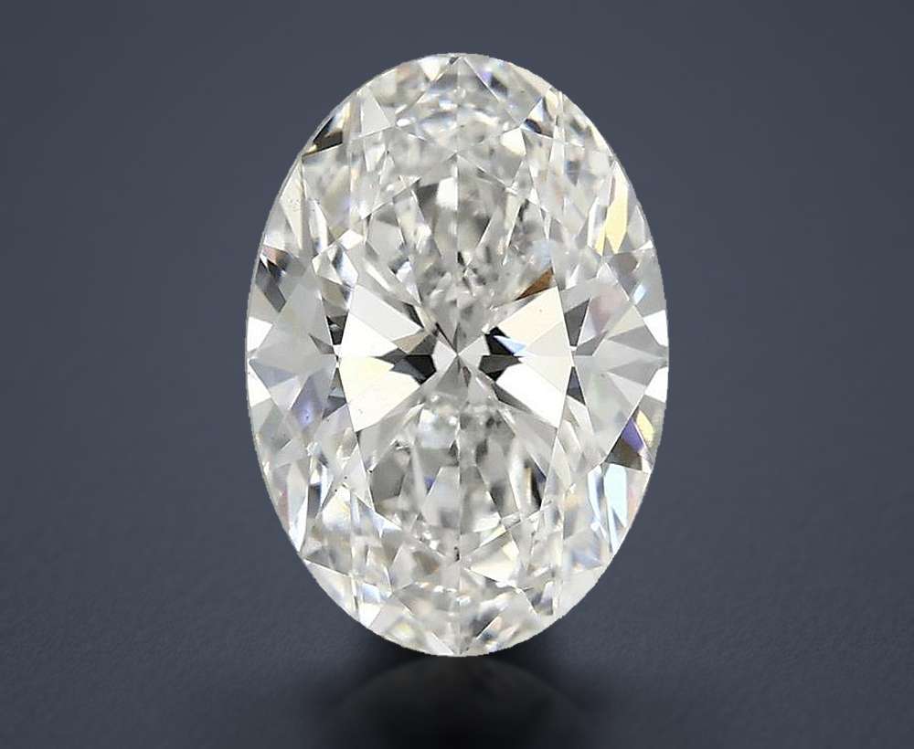 2.44 Carat Oval Lab Diamond