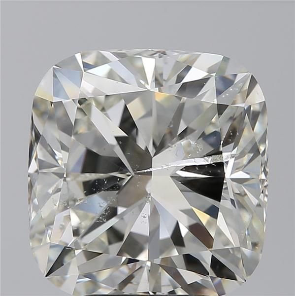 5.07ct I SI2 Rare Carat Ideal Cut Cushion Diamond