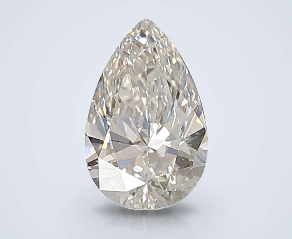 0.81 Carat Pear Lab Diamond